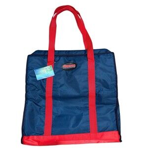 NWT Rare Blue COSTCO WHOLESALE Large Reusable Insulated Cooler Bag Hot or Cold